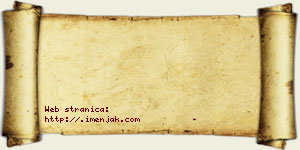 Andrija Jakšić vizit kartica